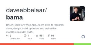 Read more about the article BAMA biến agent AI thành dev macOS, clone app thành Swift và SwiftUI
