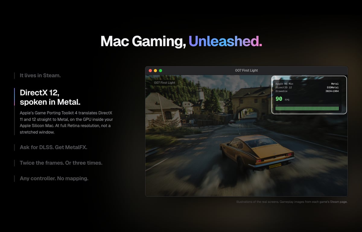 Bridgeplay đưa game Steam Windows lên Mac Apple Silicon chạy ngay trong Steam - ảnh 2