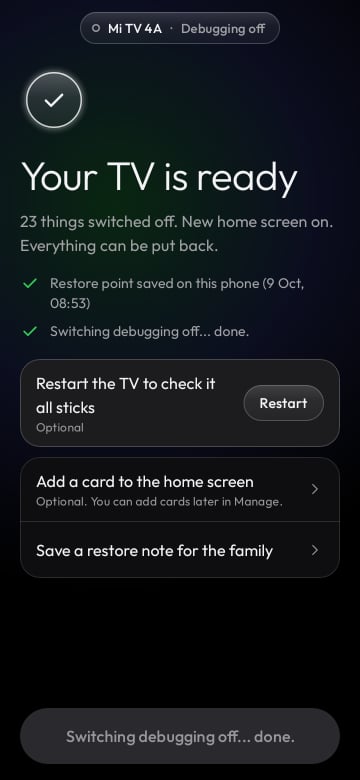 Clean Your TV: dọn bloatware Android TV ngay từ điện thoại, không cần laptop - ảnh 3