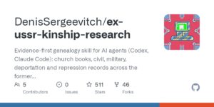 Read more about the article ex-ussr-kinship-research: skill AI truy tìm gia phả vùng Liên Xô cũ