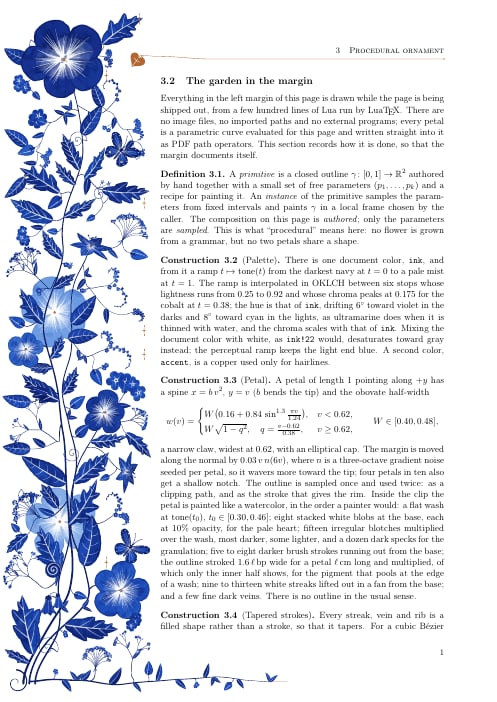 florilegium vẽ hoa văn viền trang Delft bằng Lua cho LaTeX, mỗi trang một khu vườn riêng - ảnh 2