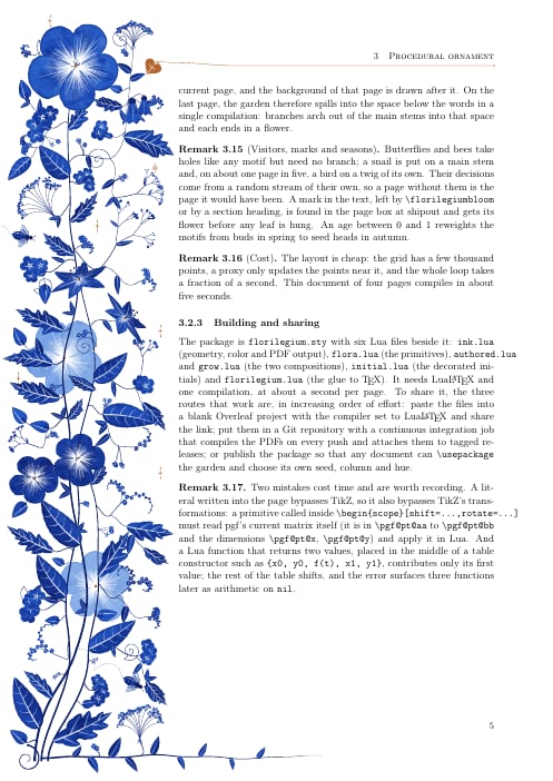 florilegium vẽ hoa văn viền trang Delft bằng Lua cho LaTeX, mỗi trang một khu vườn riêng - ảnh 3