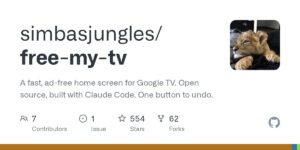 Read more about the article Free My TV: launcher Google TV không quảng cáo, hoàn nguyên bằng một nút
