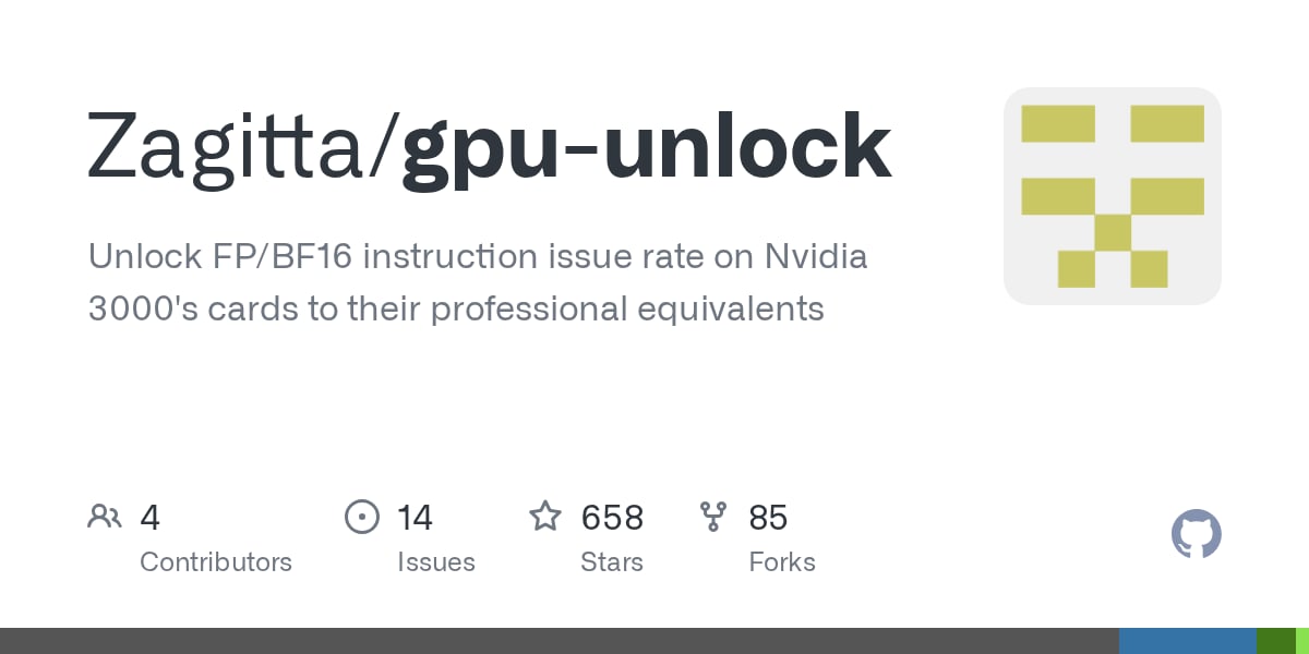 You are currently viewing gpu-unlock: mở khóa tốc độ FP/BF16 cho RTX 3000 lên ngang card chuyên nghiệp