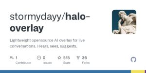 Read more about the article Halo, overlay AI nghe và nhìn màn hình để gợi ý câu trả lời ngay lúc nói chuyện