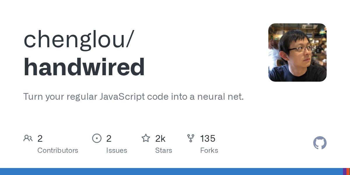 You are currently viewing Handwired: biến code JavaScript thường thành neural net, không cần train