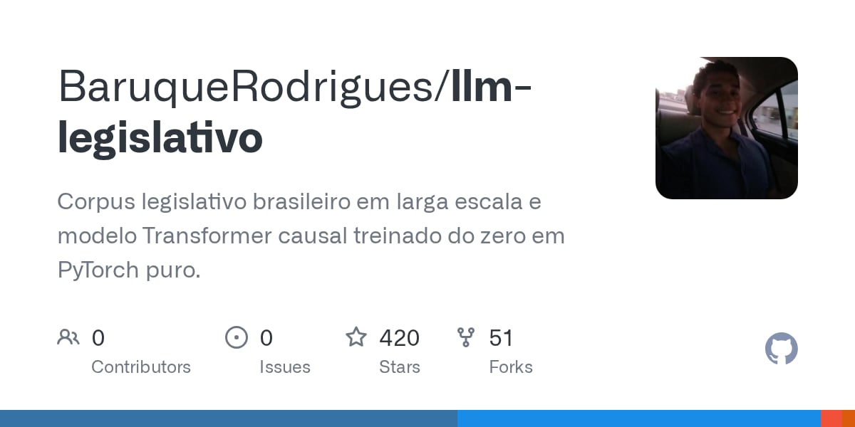You are currently viewing LLM Legislativo: tự train transformer 1,25 tỷ token trên corpus quốc hội Brazil