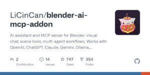 Read more about the article mcp-for-blender-pro: điều khiển Blender bằng AI qua MCP server tích hợp
