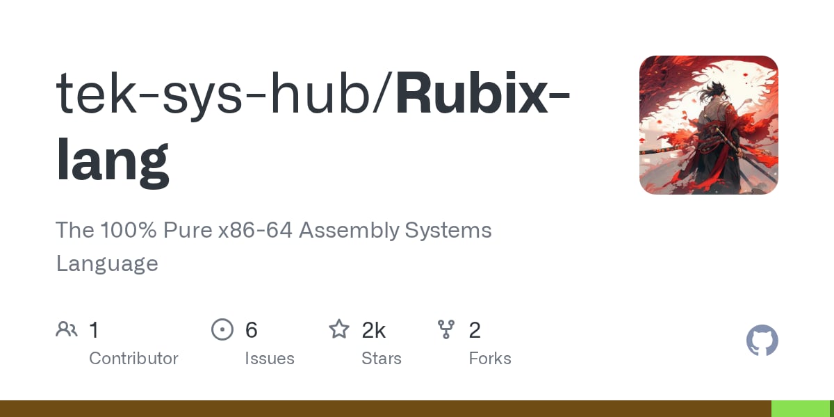 You are currently viewing Rubix viết compiler bằng assembly x86-64 thuần, không cần libc