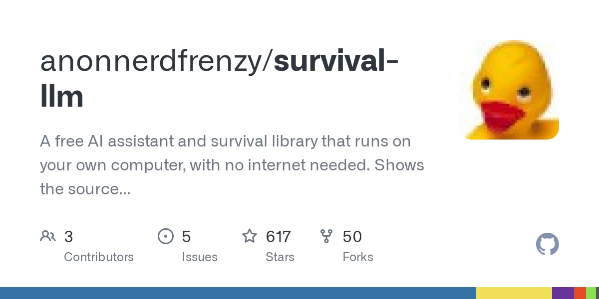 You are currently viewing Survival LLM: trợ lý AI chạy offline, trả lời kèm nguồn và lý do