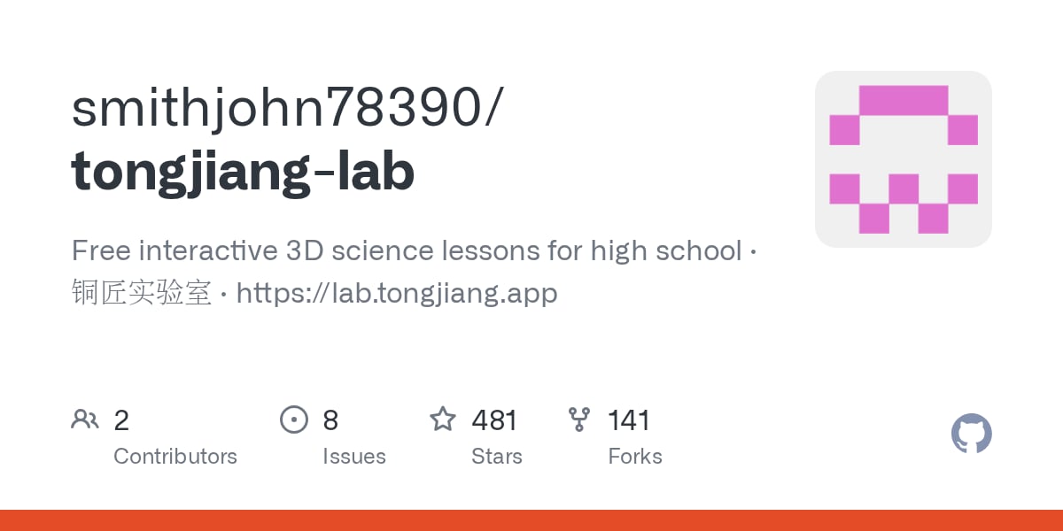 Read more about the article Tongjiang Lab: 54 bài học 3D tương tác cho môn khoa học cấp 3, mỗi bài một file HTML