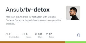 Read more about the article TV Detox dùng Claude Code dọn bloatware Android TV cũ