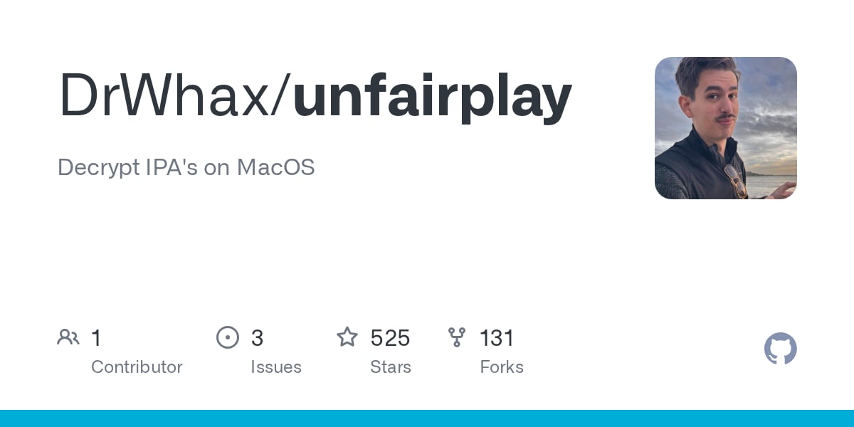 Read more about the article UnfairPlay giải mã IPA trên macOS bằng FairPlay model thu từ máy Mac đã enroll